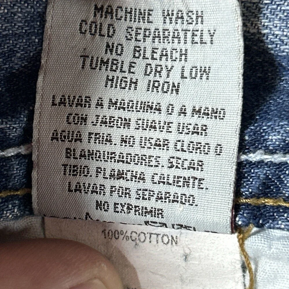 Division E Mens Distressed Embroidered Jeans Size 40x34 Los Angeles, USA Trend